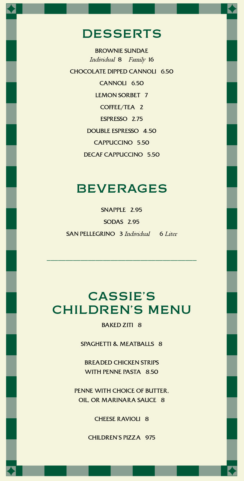 Cassies_Englewood4 Cassie's Restaurant